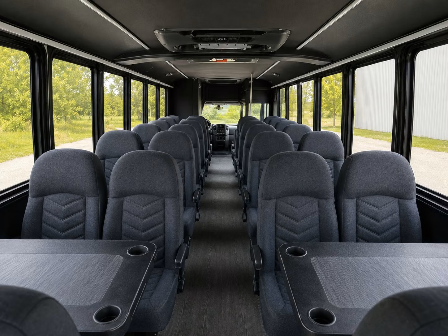20 passenger minibus inside