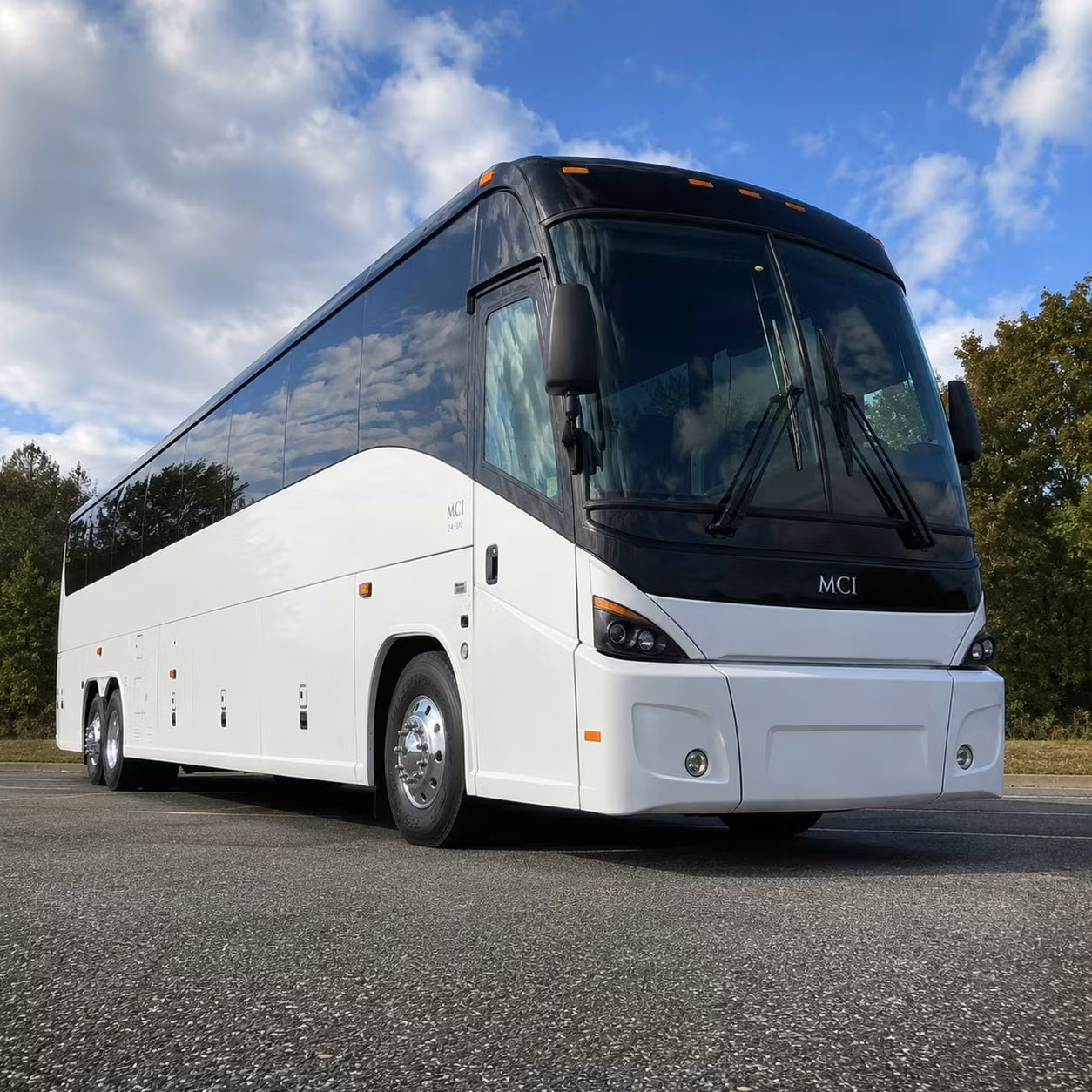 palo alto charter bus rental exterior