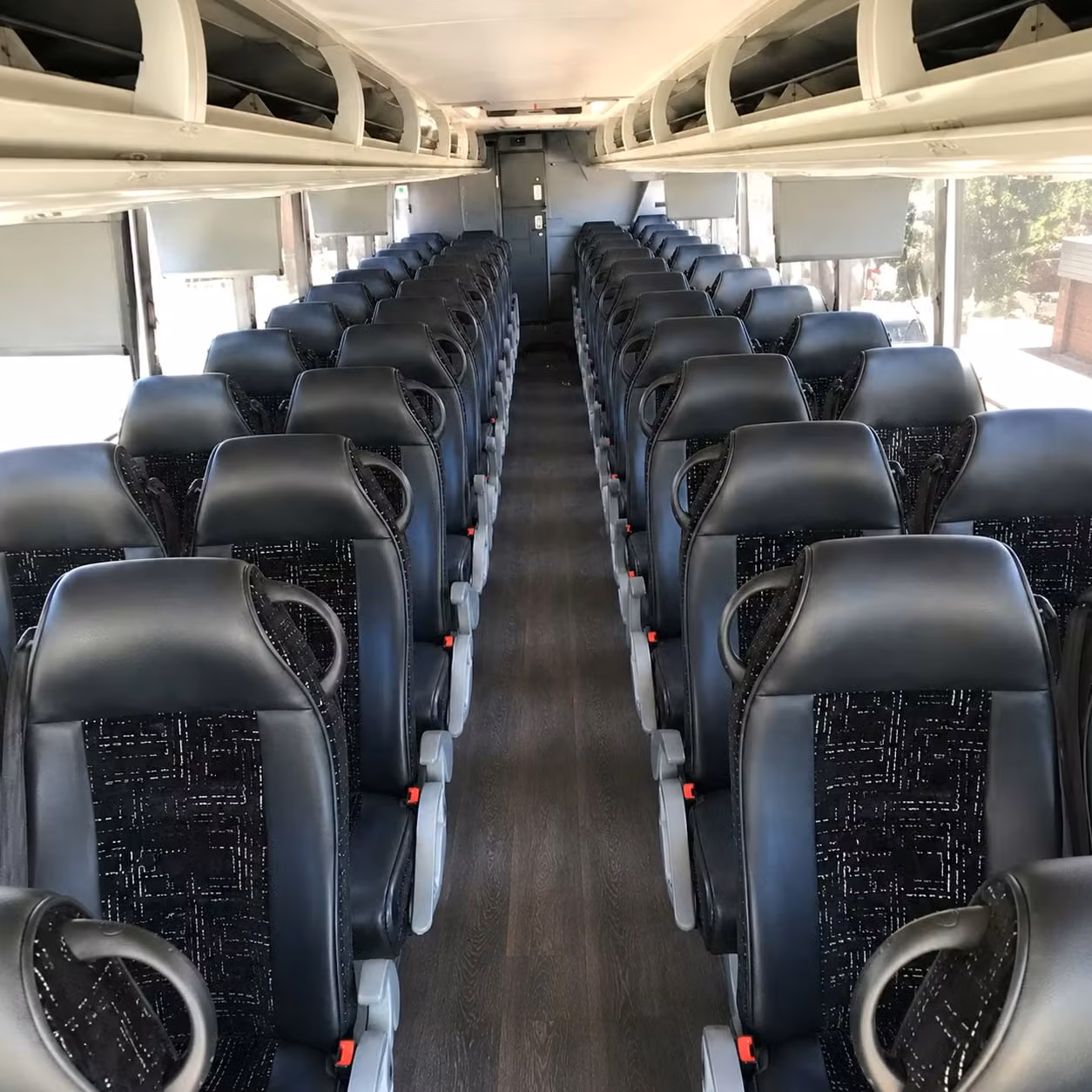 palo alto charter bus rental inside