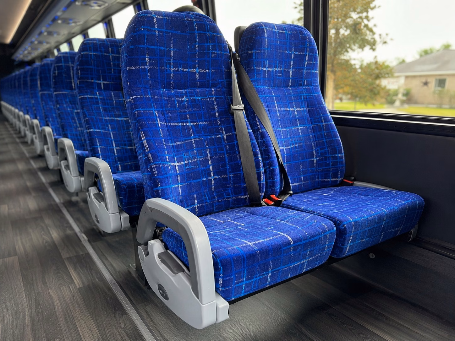 palo alto charter bus rental interior
