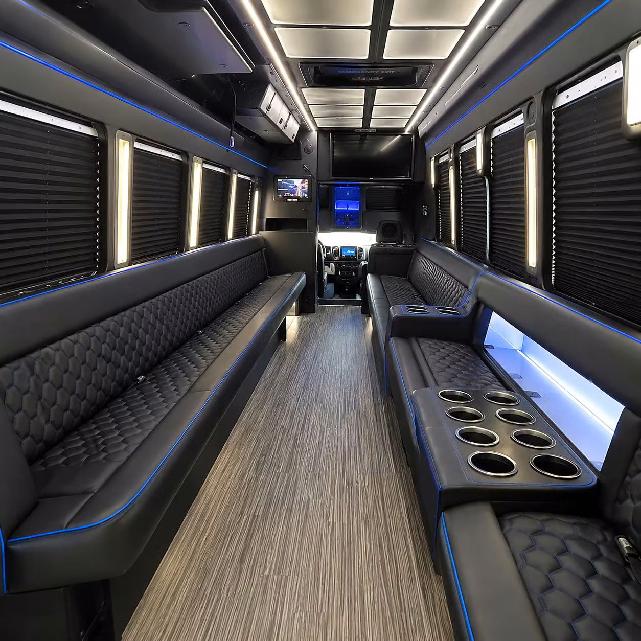 palo alto party bus rental