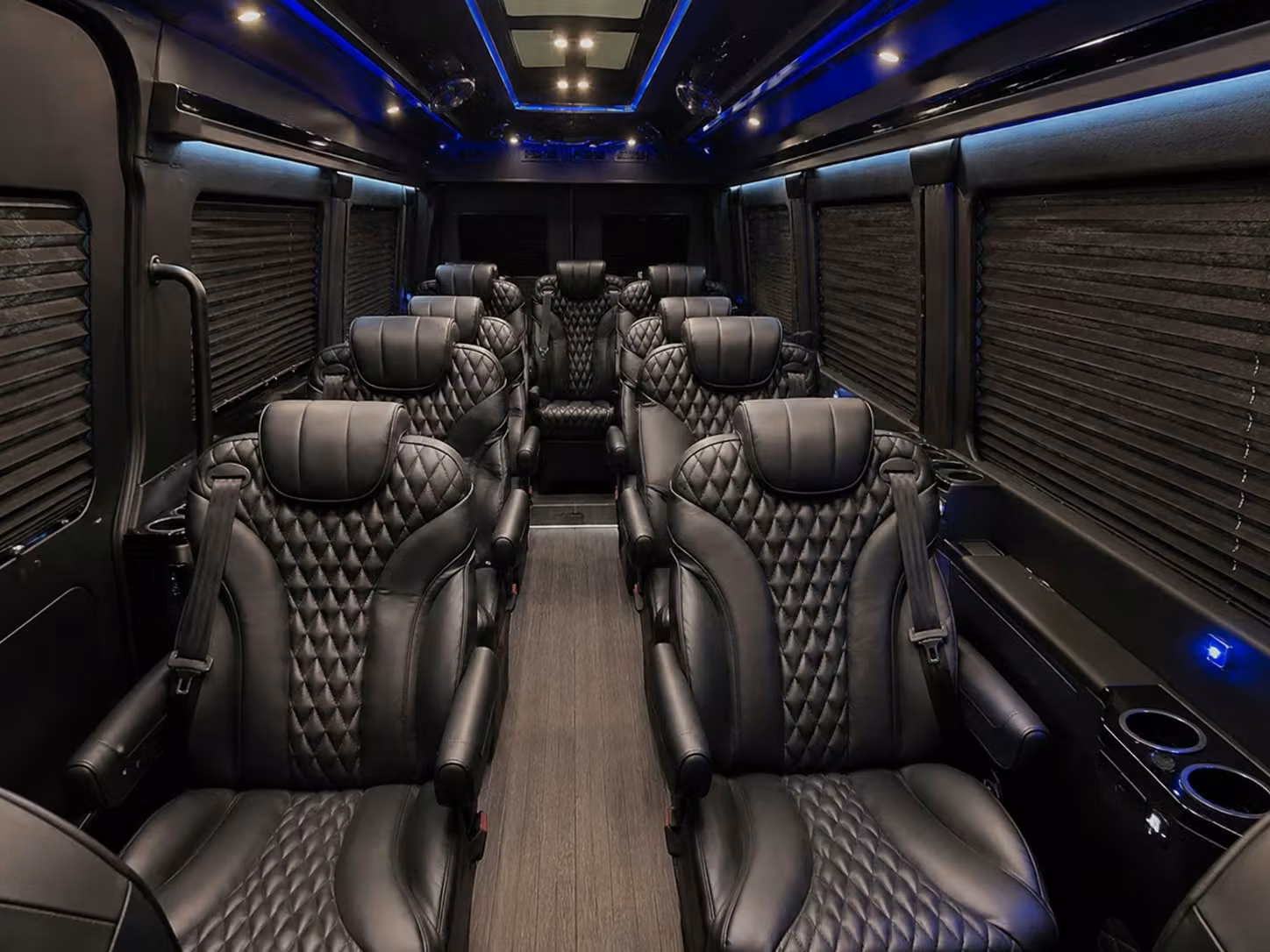 sprinter van with driver inside